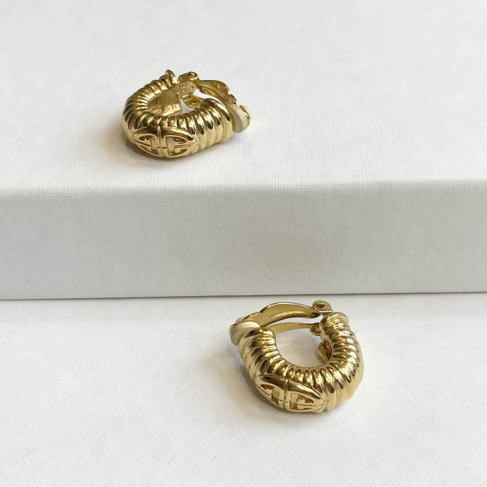 Vintage 80's Givenchy Clip On Earrings