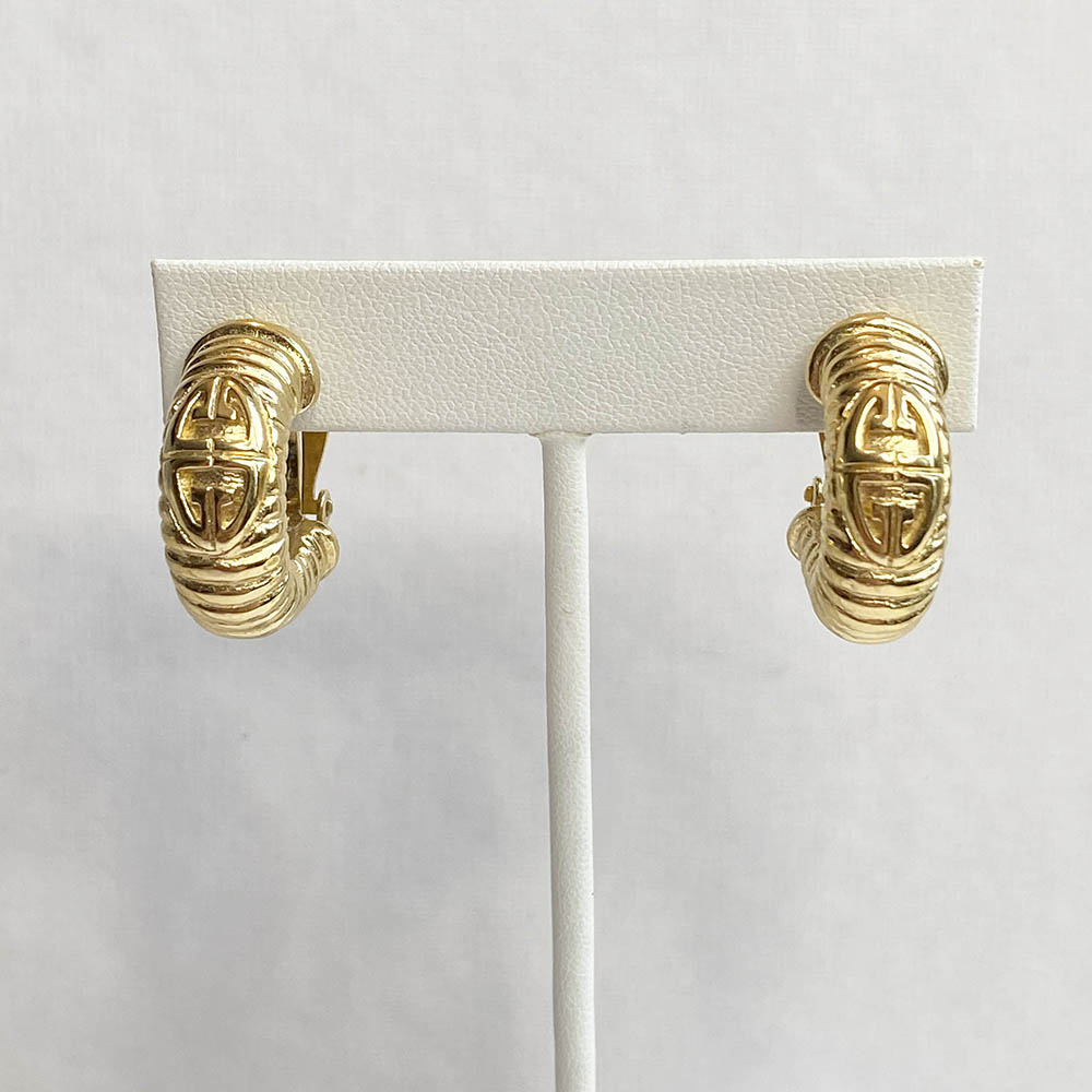 Vintage 80's Givenchy Clip On Earrings