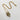 Vintage 80's Jonette Jewelry Silver & Gold Tone Owl Necklace